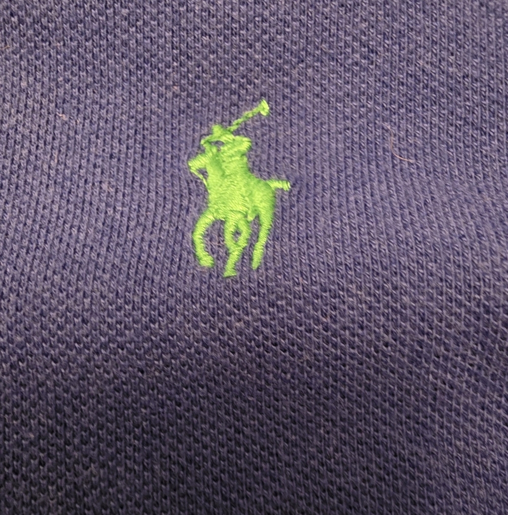 Ralph Lauren Women's Classic Fit Polo in Deep Blue ~ Size Medium - Picture 4 of 9